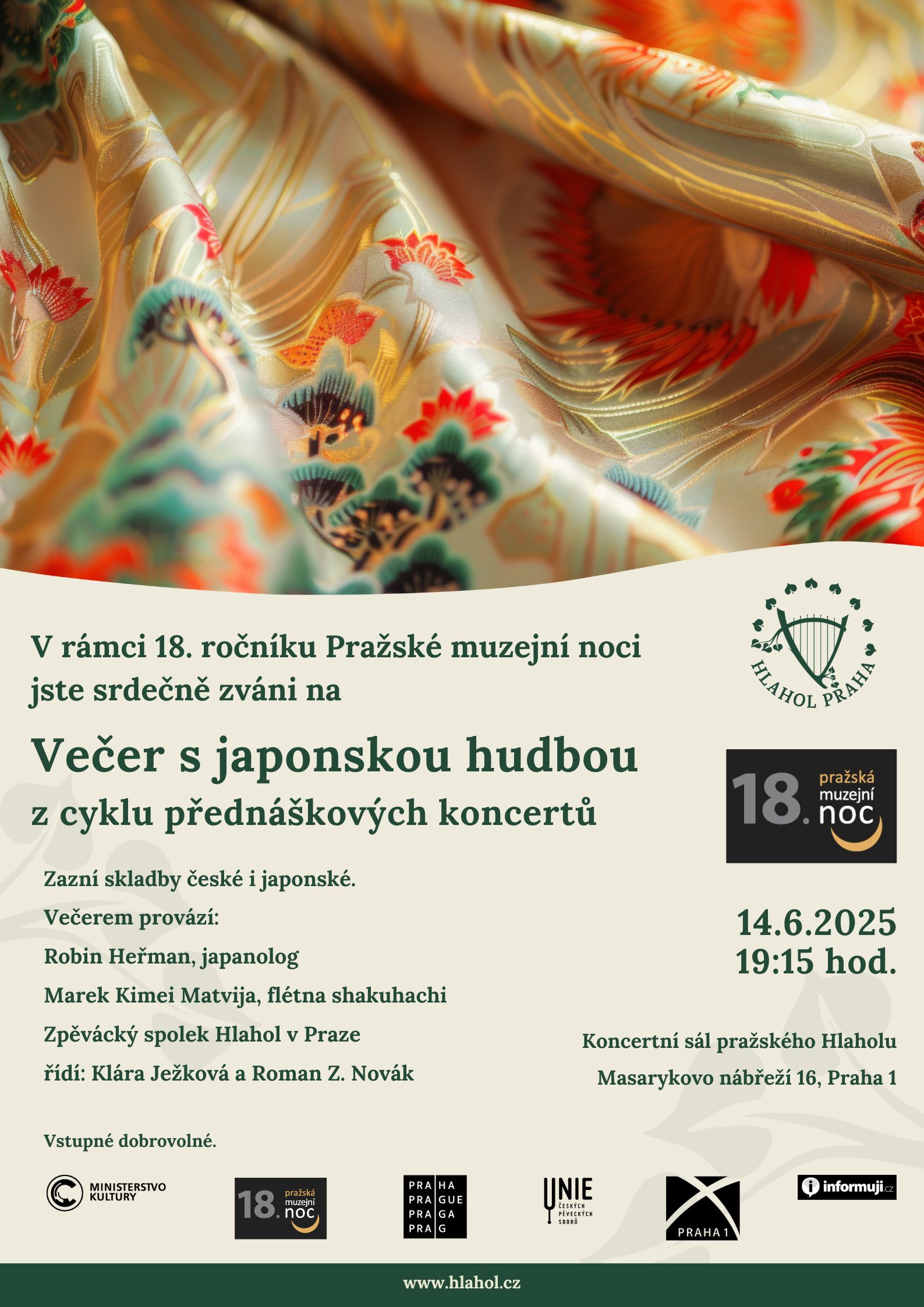 Pražská muzejní noc – koncert s japonskou hudbou